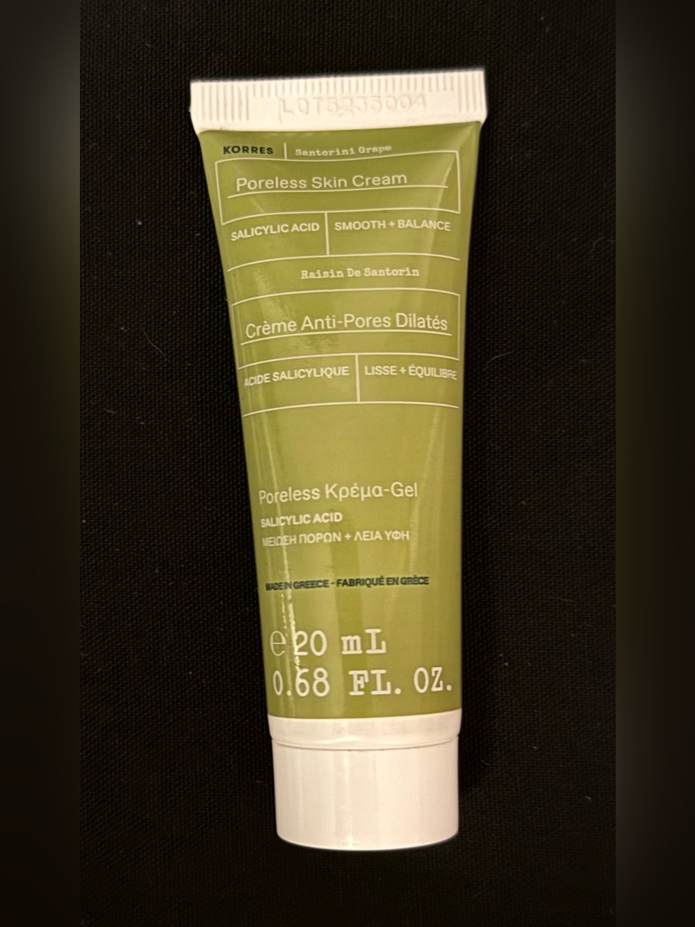 Korres Green Santorini Grape Poreless Skin Cream Mini